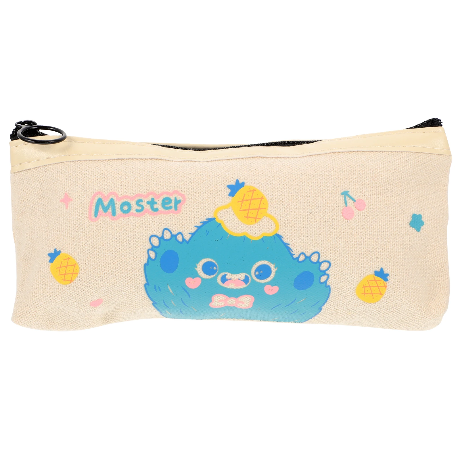 Multi-function Pencil Bag Case Zipper Storage High Capacity Canvas Small Pouch Child