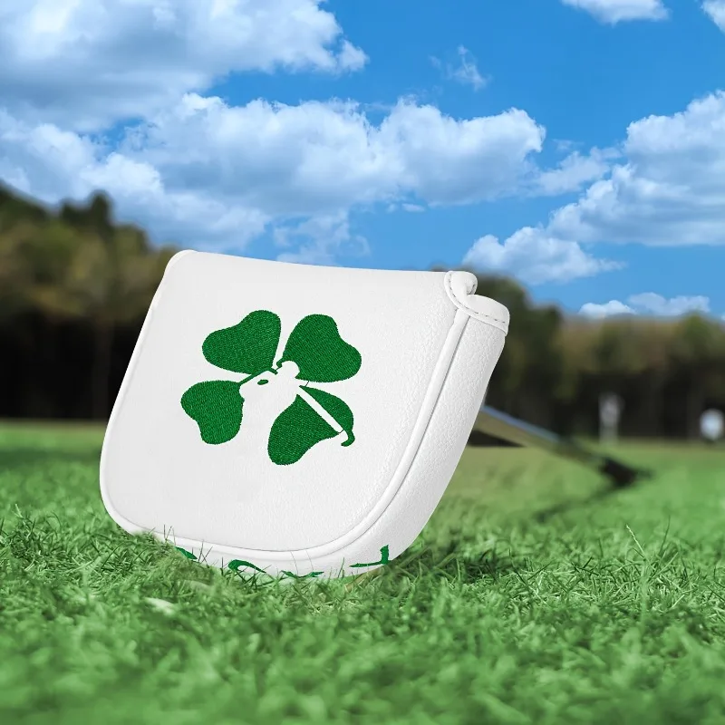 

1pc Clover Golf Putter Cover - Scratch and Dust Resistant, Golf Protective Cover, Golf Accessories, Ball Head Protection