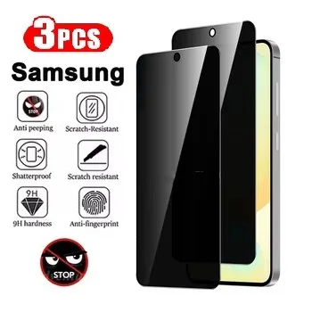 

3Pcs Anti-Spy Privacy Glass Screen Protector For Samsung A22 A32 4G A13 A14 A33 5G A12 A21 A21S A31 A50 A51 A52 A70 A71 A72 M51