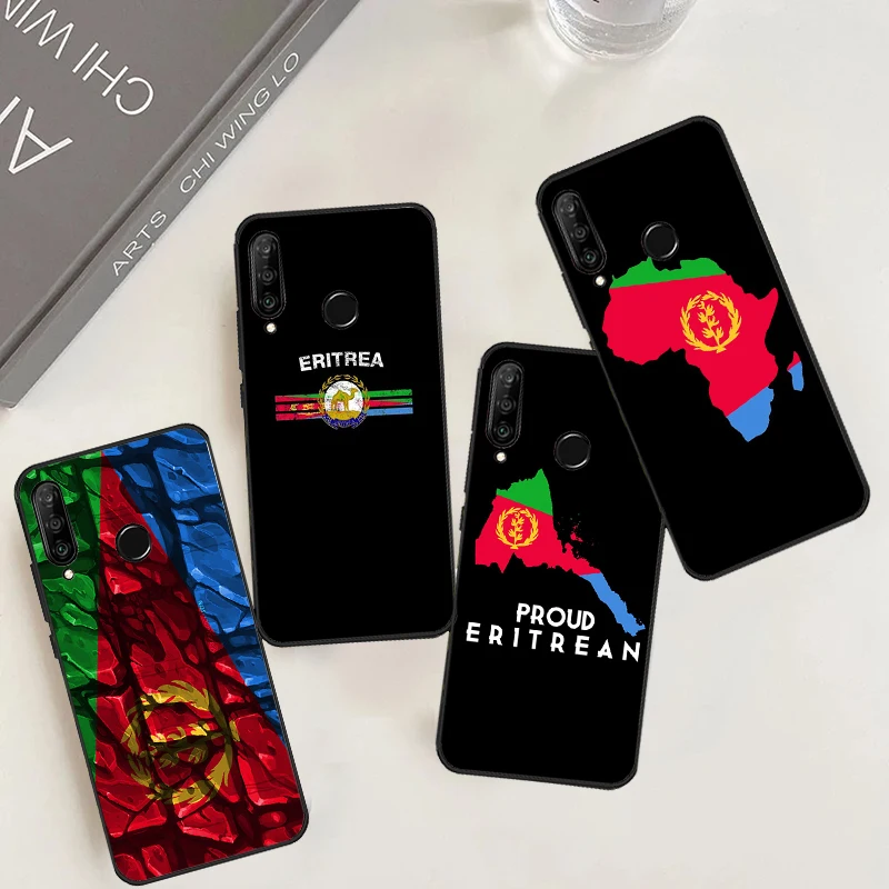 Eritrean Flag For Huawei Nova 11i 3i 7i 8i Y91 Y60 Y70 Y61 Y90 Nova 11 Pro 10 9 SE P20 P40 P30 Lite Case