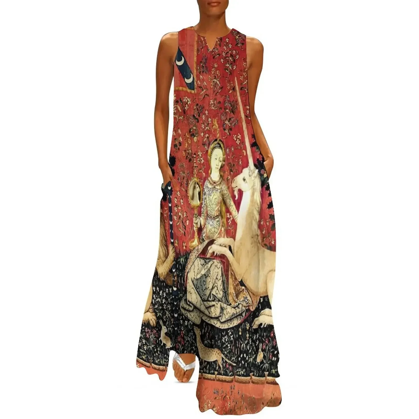 

The Lady and the Unicorn: à Mon Seul Désir - Sight Long Dress Women long dress women dress women's luxury party