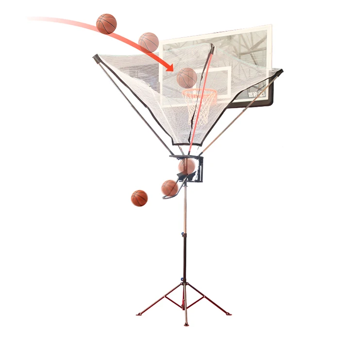 Groothandel Basketbal Rebounder Net Return System Draagbare Shot Trainer Rebound Shot Trainer Basketbal Trainingsapparatuur