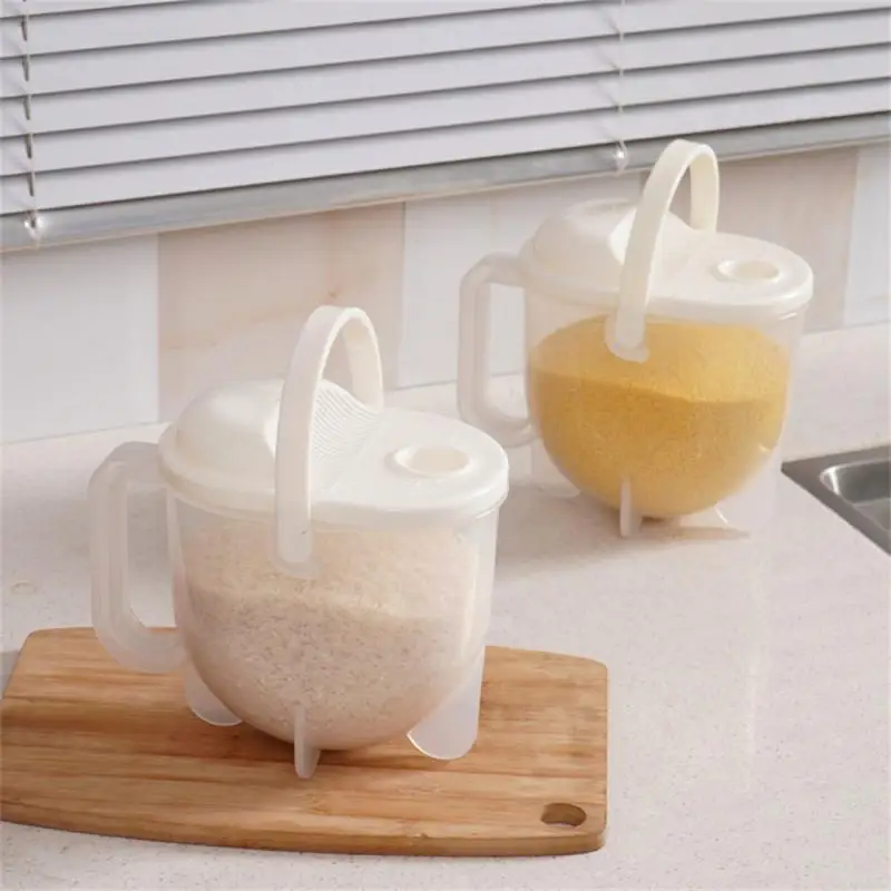 Quick Automatic Rice Washer Beans Cleaning Strainer Cereals Washing Filter Rice Sieve Colander Basket Kitchen Gadgets