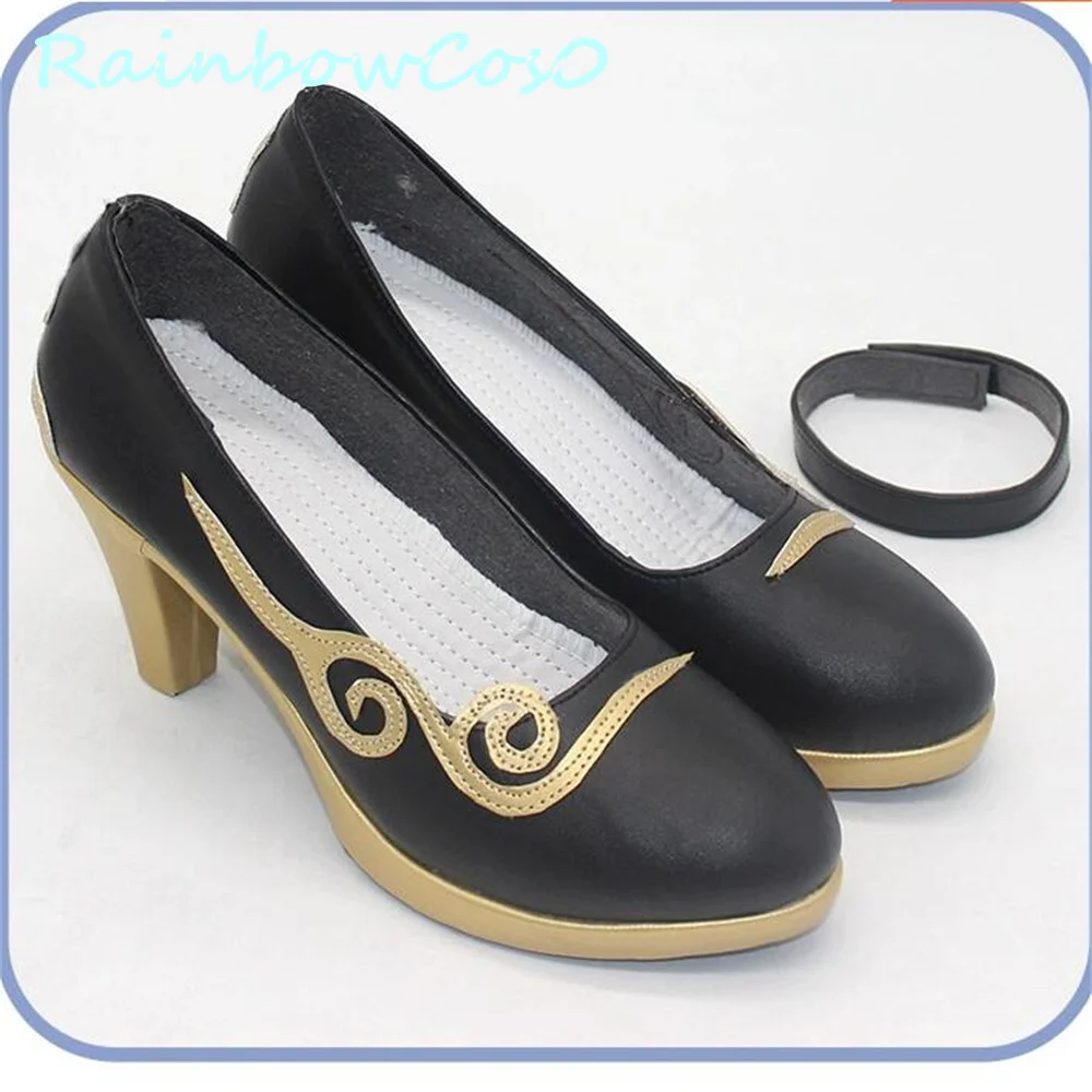 Yukong Yu kong Honkai Star Rail Honkai Impact Scarpe Cosplay Stivali Gioco Anime Halloween Natale RainbowCos0 W3361
