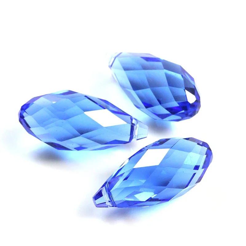 Crystal Teardrop Faceted Charms Glass Bead 20pcs 10x20mm beads Loose Beads for Jewelry Making Earring Wholesale Lots Bulk