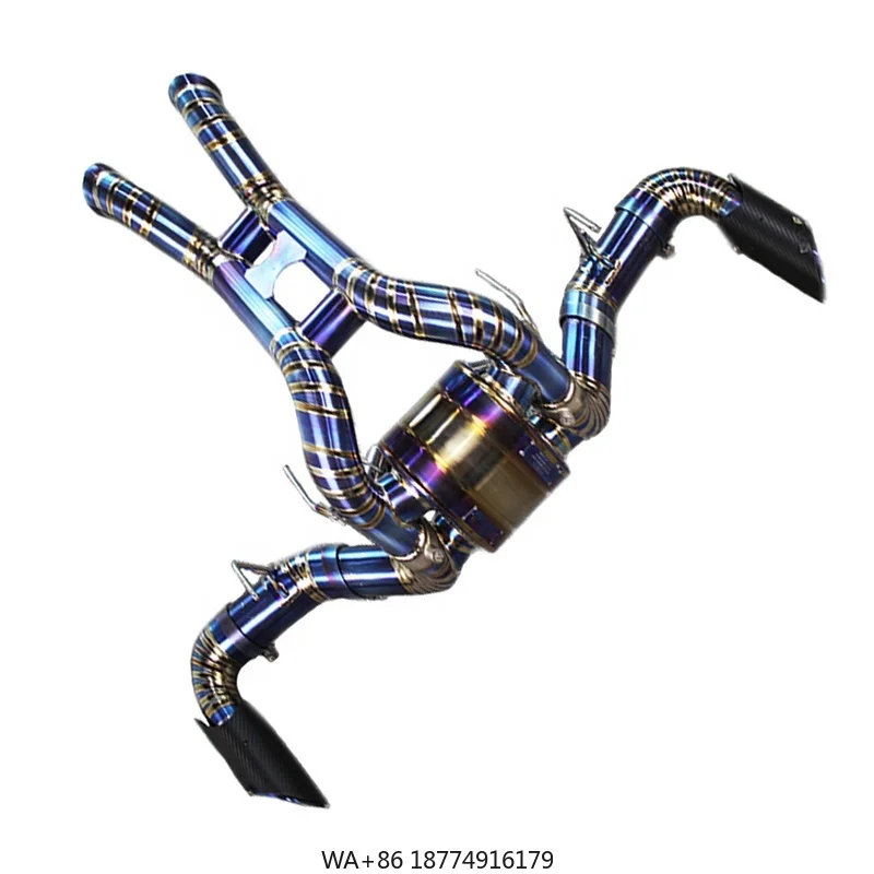 

Catback Exhaust Pipe for 540c/570s/570gt 3.8t With Valves Catback Titanium Pipes Car Accessories