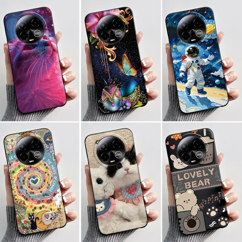 Capa para BLU Bold K50, capa estética, moda, gato fofo, silicone macio, tpu, à prova de choque, capa traseira para BLUBold K50, capa de telefone