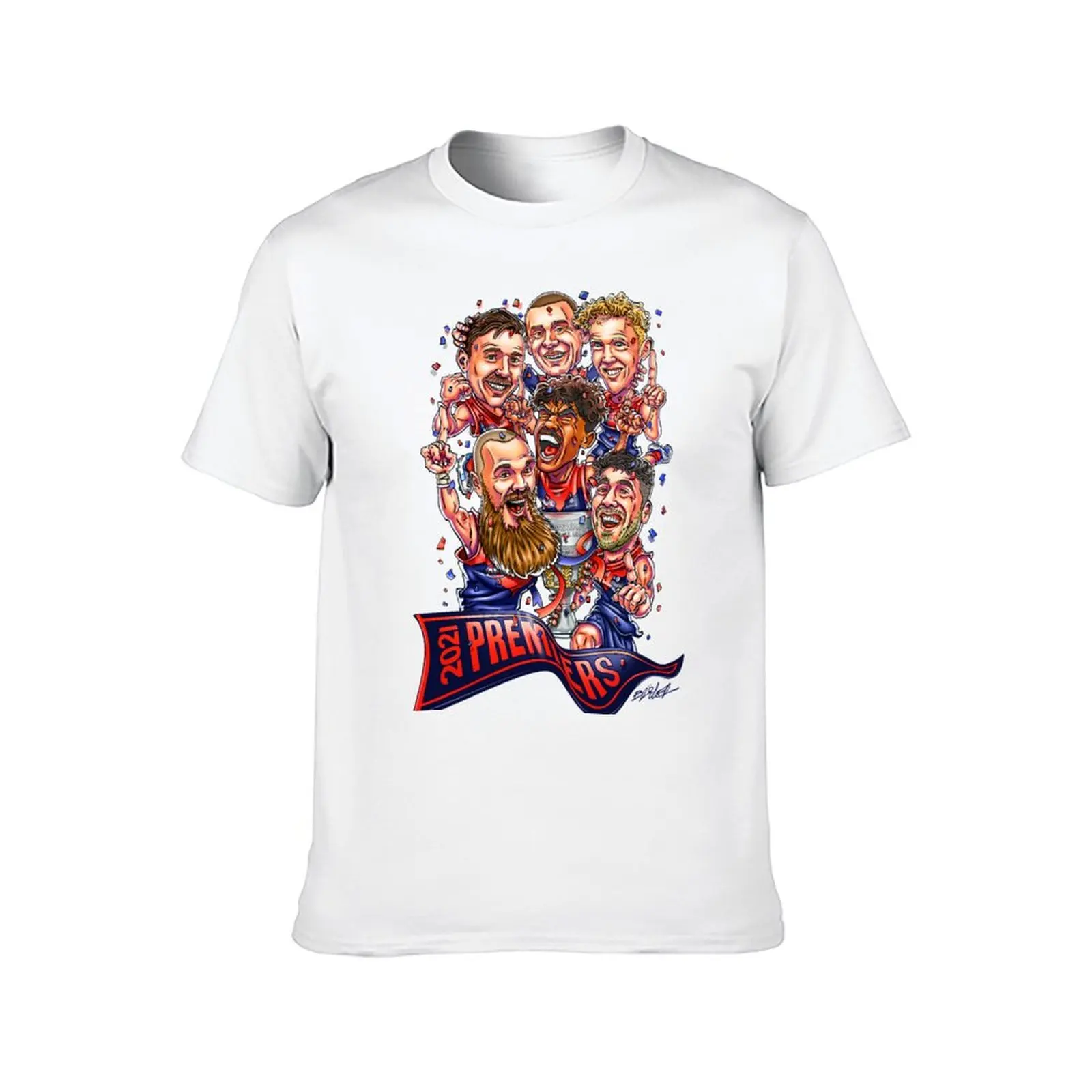 Melbourne Demons 2021 Premiership - Unique Artwork - Gawn, Petracca, Lever, Pickett and Oliver T-Shirt