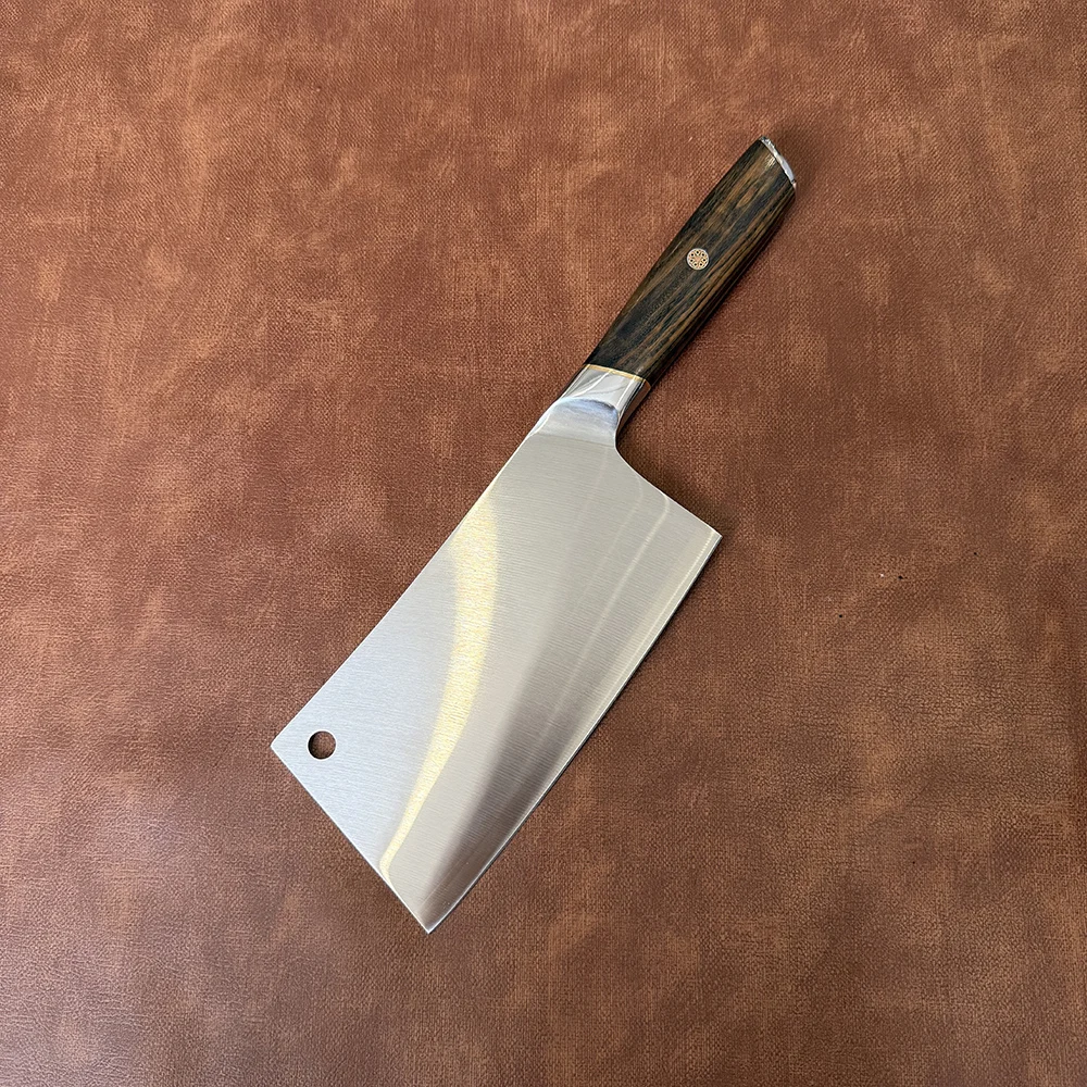 

6,9-дюймовый нож-измельчитель, лезвие из легированной стали, деревянная ручка, измельчитель шеф-повара, нож для нарезки, кухонный нож, инструменты для костей, мяса и птицы