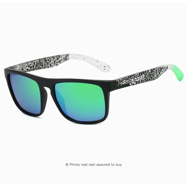 KAROS Polarisierte Sonnenbrille für Herren/Damen, Camo-Rahmen, UV400-Schutz zum Fahren, Angeln, Radfahren – Detail 16