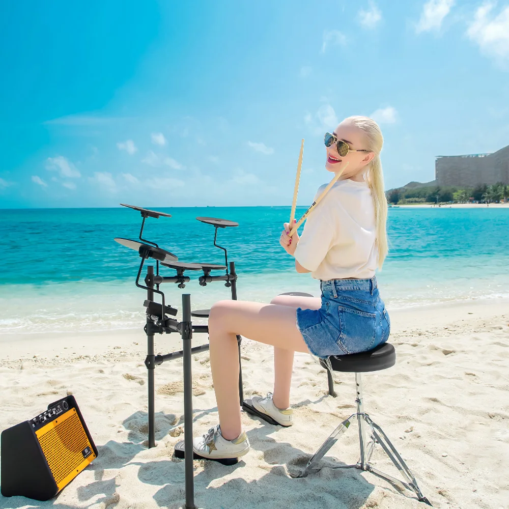 Compact And Portable Pdxi00 Standard Edition Electronic Drum Music Easy To Operate Hand Percussion Style