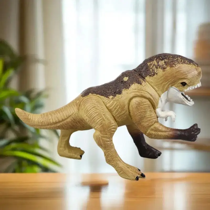 Ornamento da scrivania realistico con dinosauro T-Rex, giocattolo con action figure in resina, scelta da collezione, perfetto per il compleanno dei ragazzi