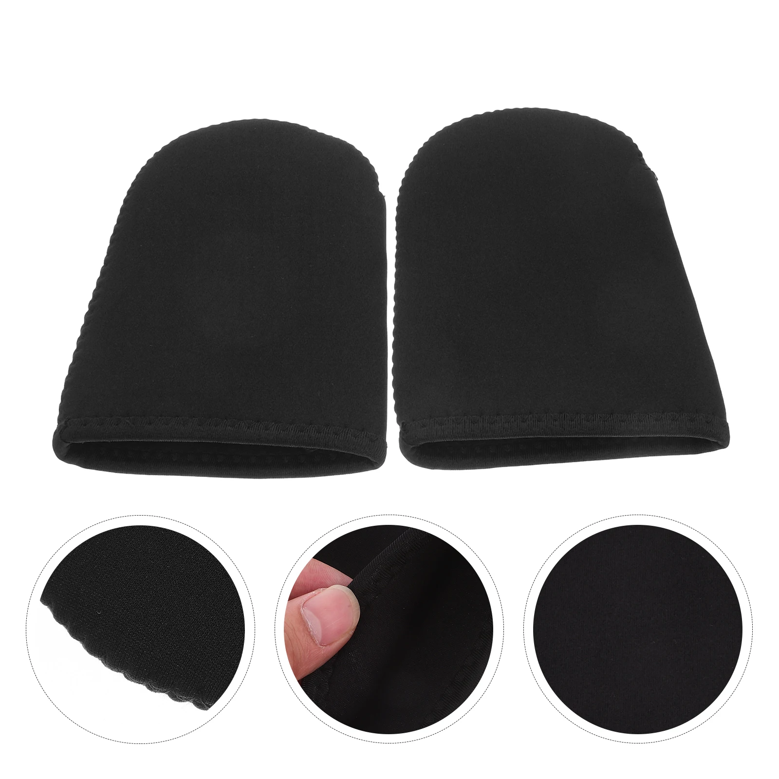2pcs Toe Protector Cold Plunge Tub อุปกรณ์เสริม Neoprene ขี่จักรยานรองเท้าอุ่นเท้านํากลับมาใช้ใหม่ฉนวนความร้อนสําหรับฤดูหนาว