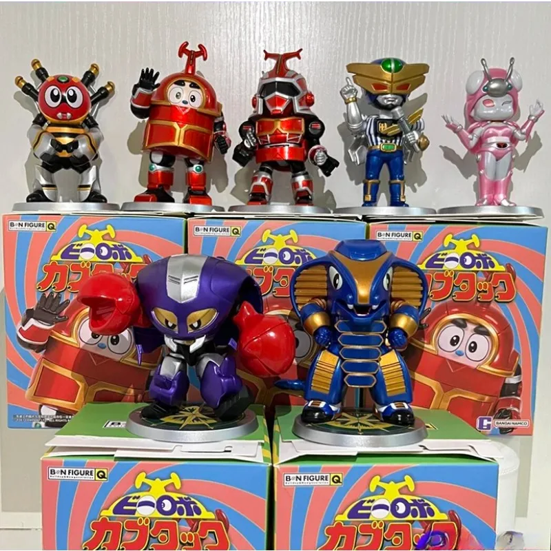 Bandai B-Robo Kabutack Series Q Edition Original Blind Box BNFIGURE Action Figures Model Kabutack Tentoleena Mystery Boxes Toys