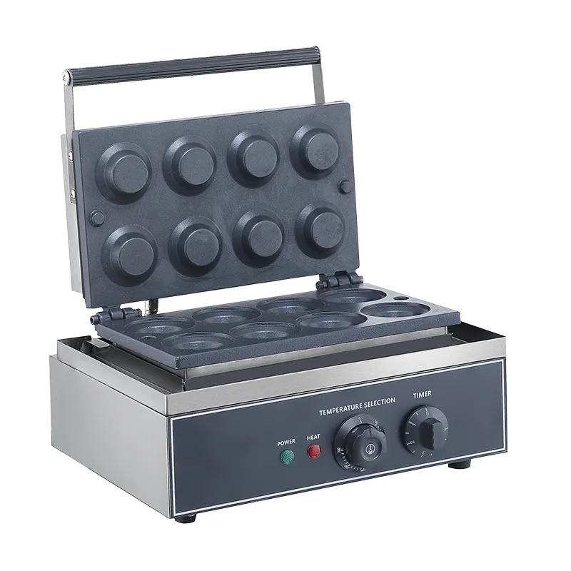 8-Hole electric heating egg tart skin machine Internet celebrity stall crispy egg tart skin machine desktop commercial equipment