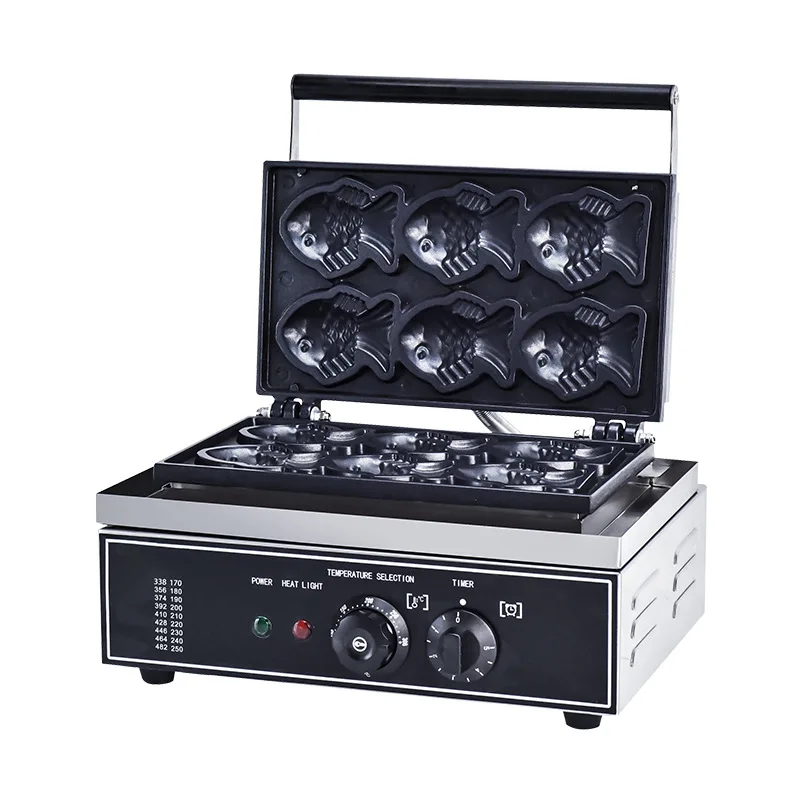 

taiyaki machine commercial waffle pancake machine 110V commercial stall pancake machine