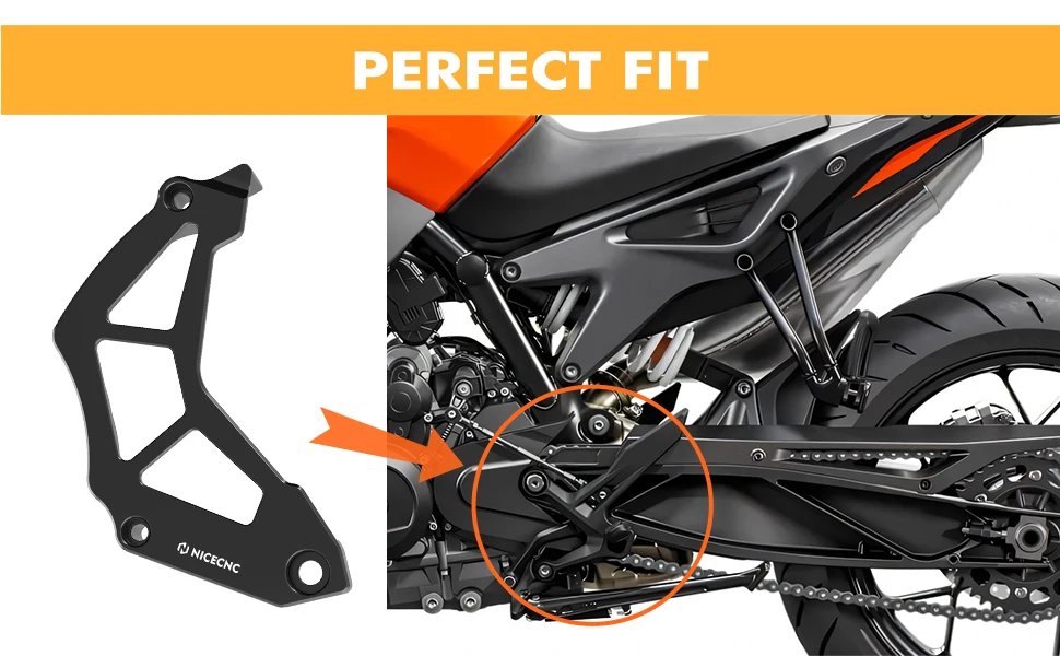 Für KTM 790 890 Adventure RS 2019–2023, Kettenradschutz, Sensorabdeckung, 790 890 Duke 2018–2023, Husqvarna Norden 901 2022–2023 – Detail 7