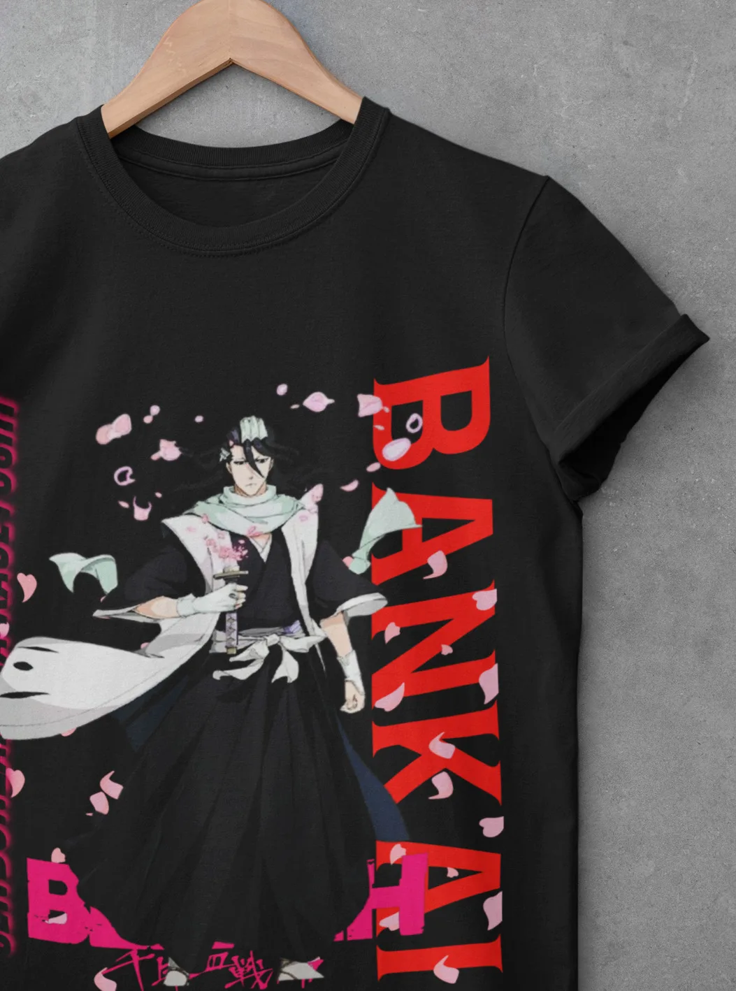 Byakuya Kuchiki Shirt Senbonzakura Tshirt Bleach Anime T-Shirt Ichigo Rukia Tee