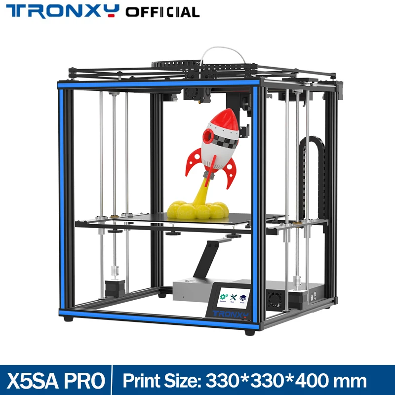 

Tronxy X5SA/X5SA PRO 3D Printer New Version with 330*330*390mm large print size TR Sensor Auto Leveling + Lattice Glass Plate