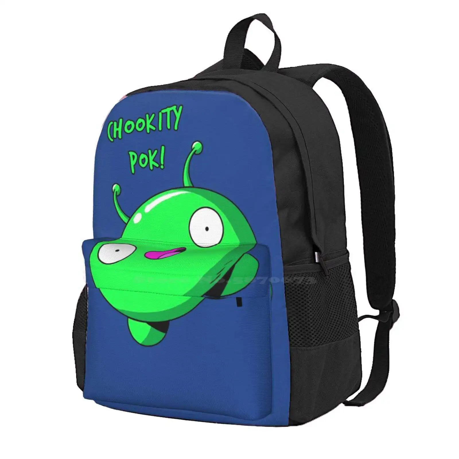 

Mooncake Chokity Pok! Hot Sale Schoolbag Backpack Fashion Bags Mooncake Cartoon Gary Chookity Funny Cute Alien Animation