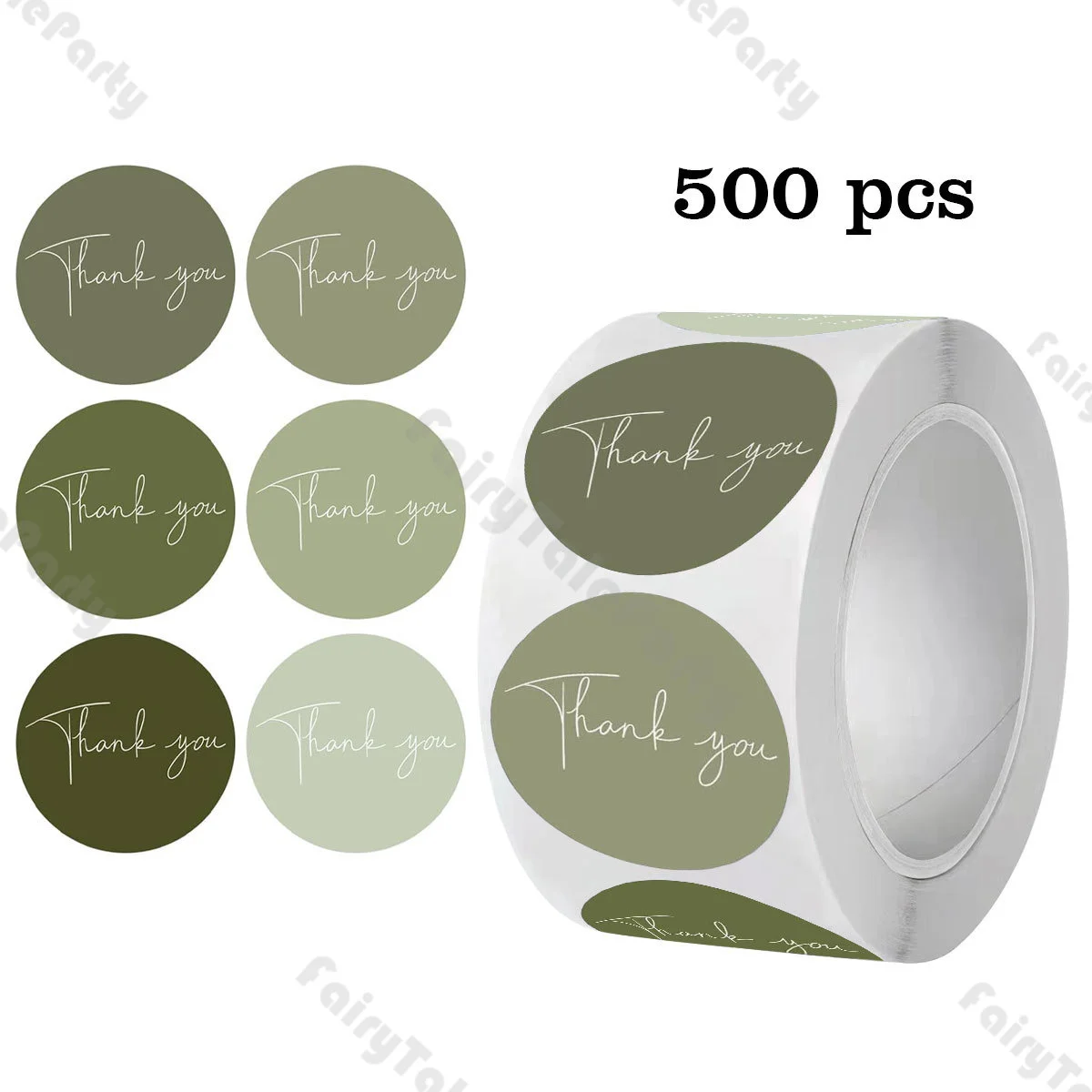 

1INCH Round Stickers INS Style Thank You Sticker Party Stickers Gift Seal Stickers Product Packaging Stickers