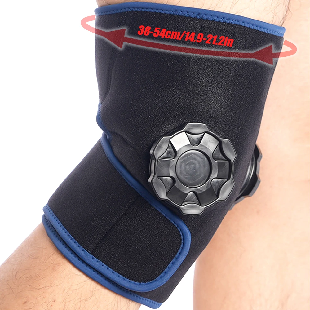 Knee Ice Wrap Pads with Ice Bag Compression for Knee Reusable Ice Pack Cold Therapy For Sprains Muscle Pain Relief Bruises