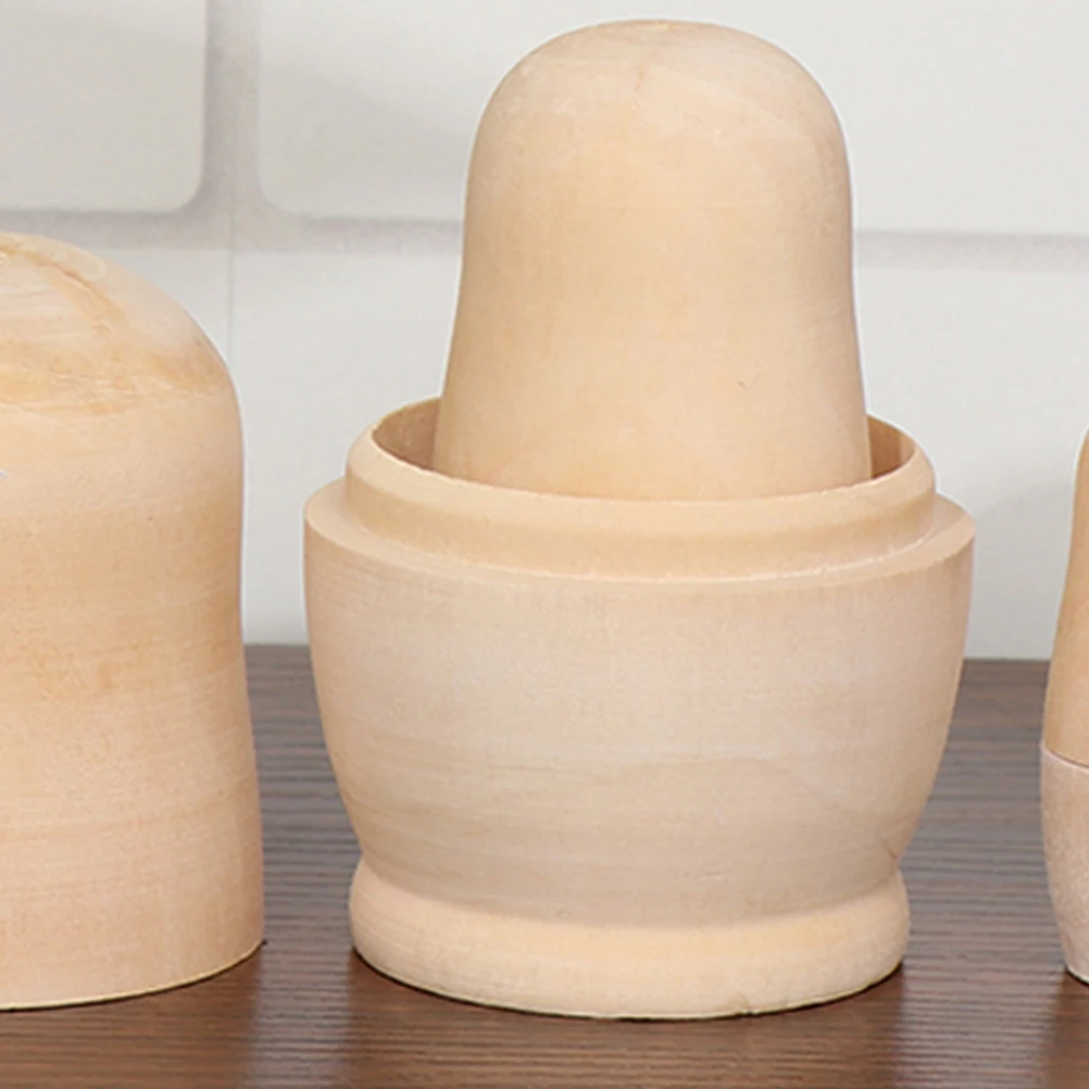 Modelo Matrioska DIY Matrioska adorno encantador regalo para niños juguete educativo
