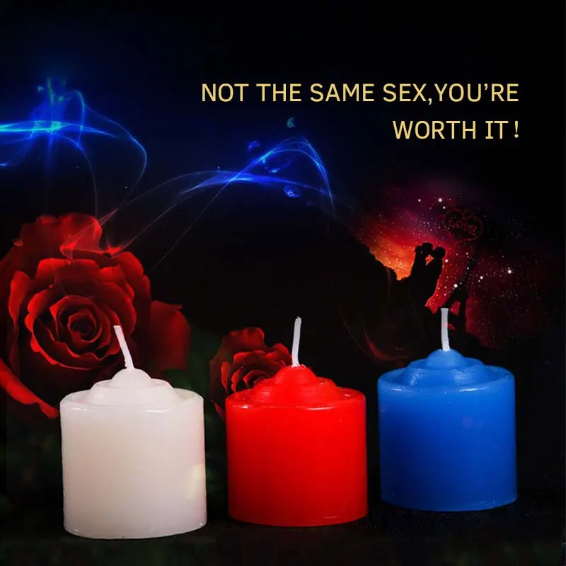 1 Pcs Low Temperature Candle Bdsm Drip Wax Sex Toys Adult Women Men Games Teasing Candle SM Adult Toys Passion Dripping Wax Game