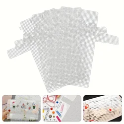 1pc Solid Color Plastic DIY Bag Fabric, White Mesh Hollow Bag Material For DIY Craft