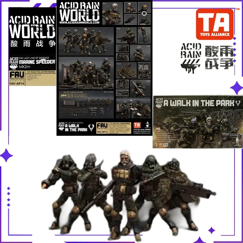 

В наличии: TOYS ALLIANCE Оригинальная коллекционная фигурка Acid Rain WarFAV-SP14 Park Walk Set Bucks Squad, 3,75 дюйма, модель куклы, игрушка, подарок