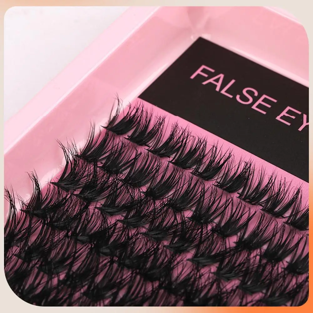 Cílios fofos clusters extensões de cílios individuais fofos grossos cílios individuais diy maquiagem cílios postiços ferramentas de maquiagem