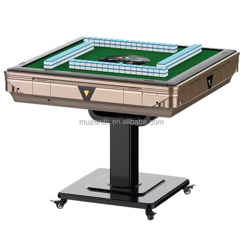 

Wholesale Electric Mahjong Machine Meal Playing Cards Dual-use Multi-color Optional Movable Folding Automatic Mahjong Table