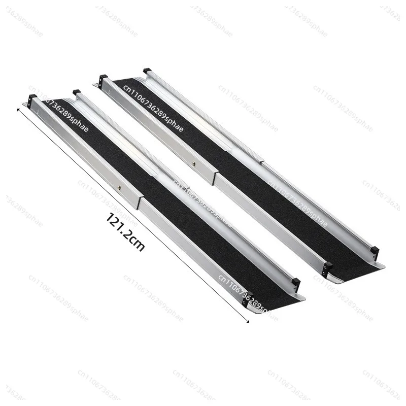 Portable aluminum alloy ramp assist wheelchair ramp pad climbing board extendable aluminum ramp
