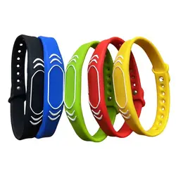 1 Stück 125kHz tk4100 em4100 rfid verstellbarer Armband Näherung schlüssel bund Zugangs kontrolle nur lesen ID Token Schlüssel anhänger Tag Schlüssel karte