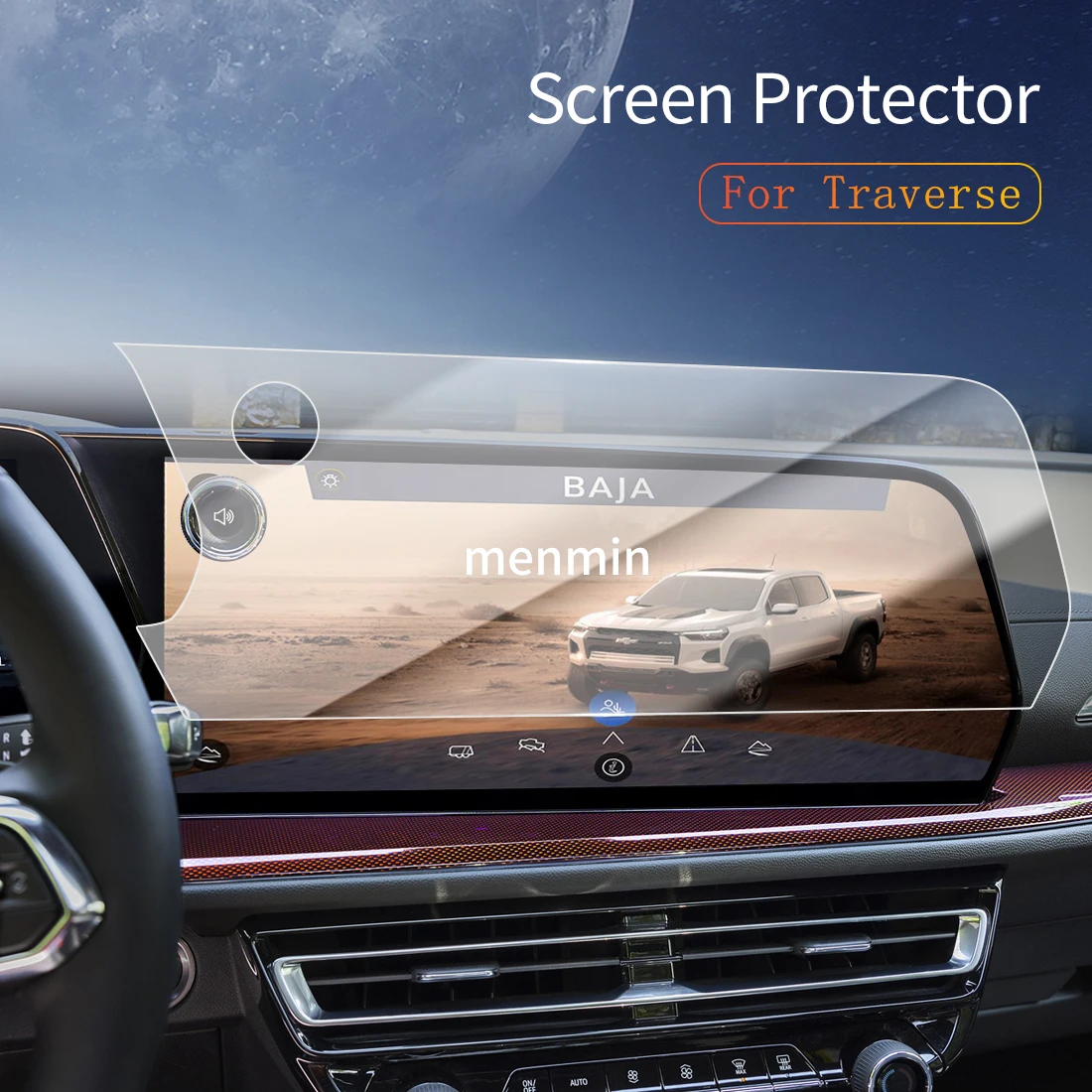 

Car Stickers Dash Carplay Mirror Screen Protector Display Tempered Glass Protective Vehicle For 24 SAIC Maxus Traverse