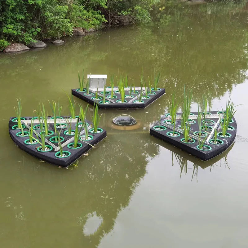 Green island type surface garbage automatic collection equipment, broken grass water hyacinth water surface floating object
