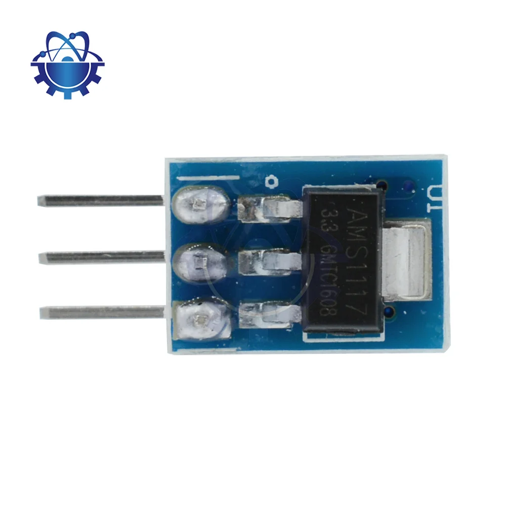 1-10PCS 5V To 3.3V DC-DC Step Down Power AMS1117 800MA Supply Buck Module  Automatic Adjustable Boost Board Start Limit Voltage