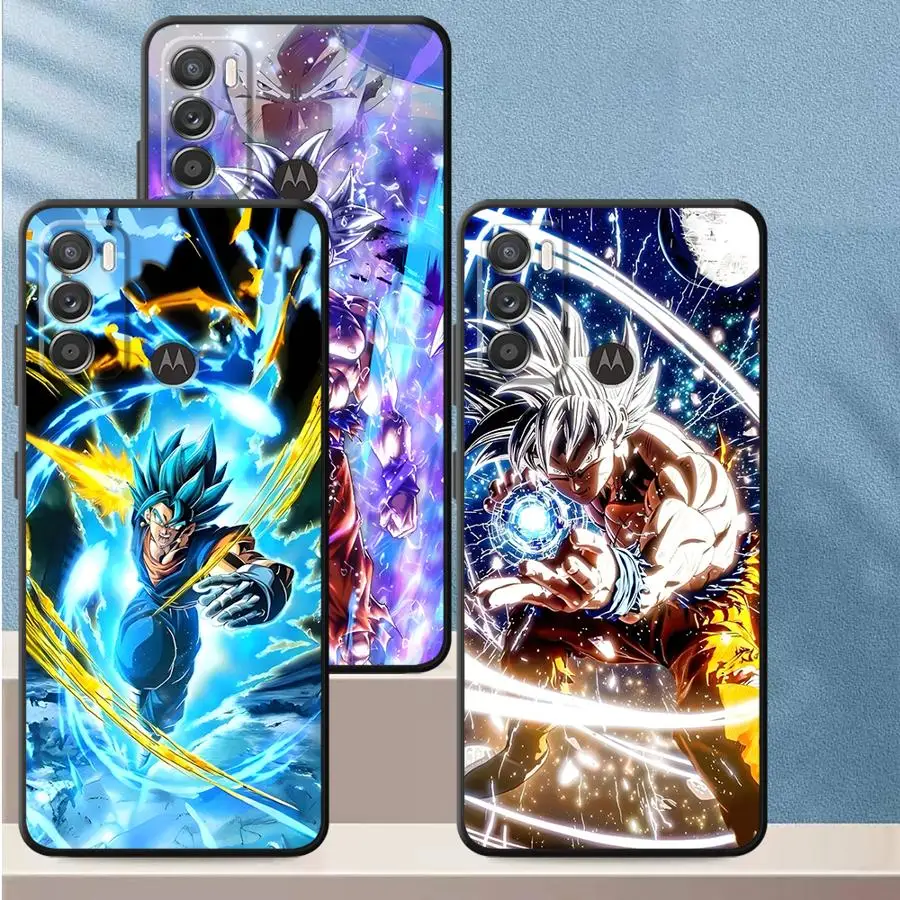 

Phone Cover Case for Motorola Moto G51 G73 G50 G53 G30 Edge 20 Pro 30 Lite G52 G32 G71 G22 Edge40 G60s Dragon Ball Goku