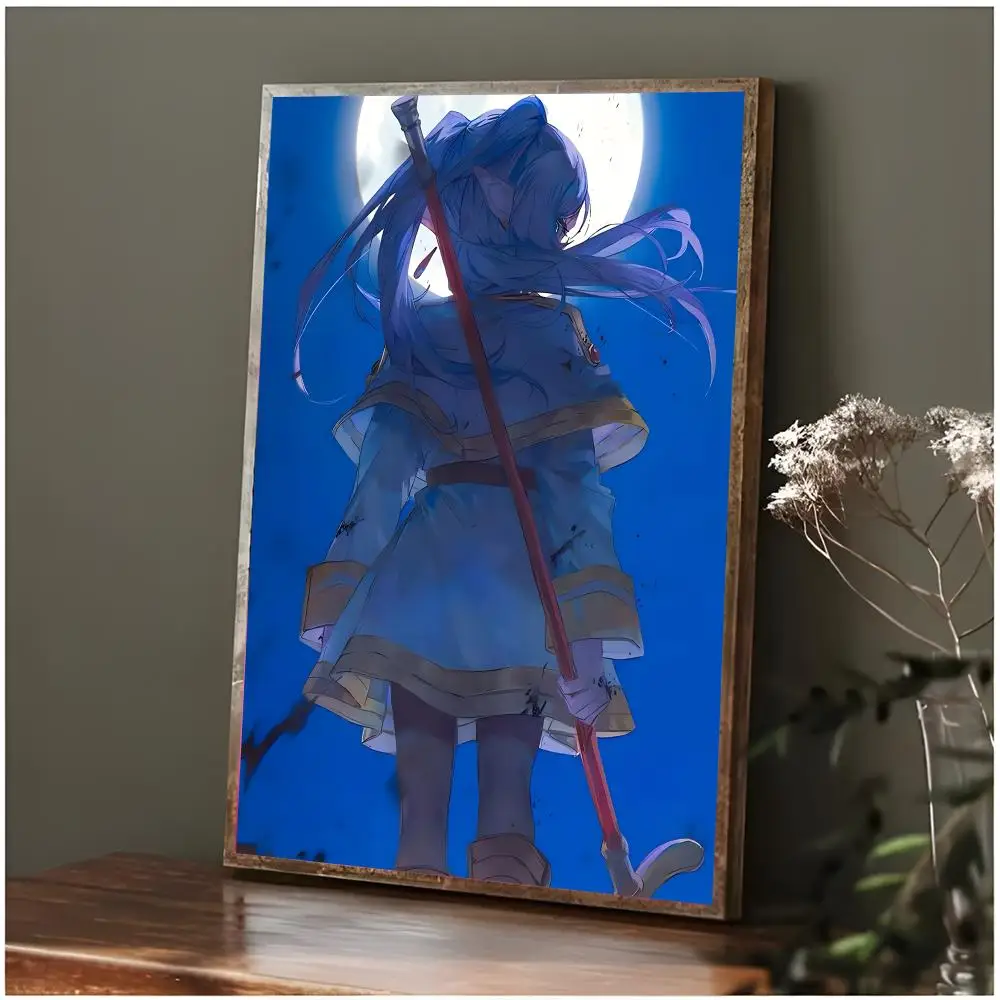 anime fantasy F-Frieren Beyond Journey's End Poster Modern Wall Art Bedroom Living Room Print Unframed
