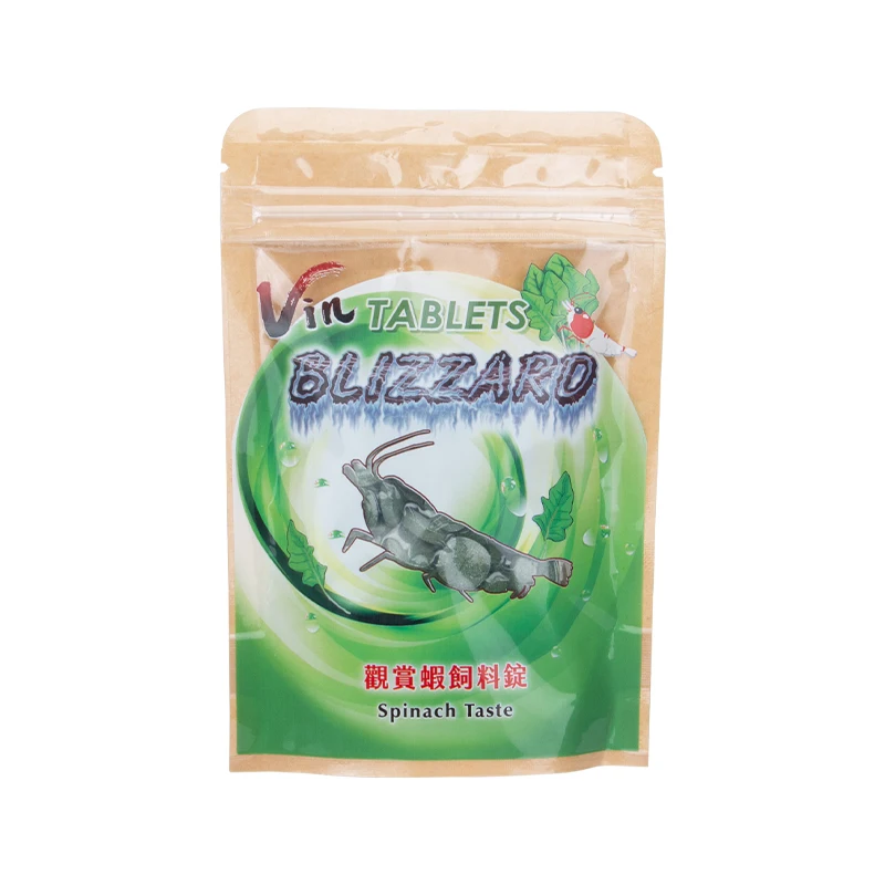 

Vin Blizzard Shrimp Tablet Food Spinach Flavor Rich Minerals Vitamins & Beta Carotene for Crystal Red Cherry Tropical Shrimp