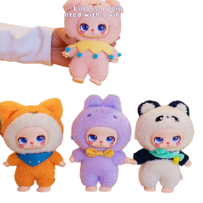 Lilia Lucky Cat Baby Three Blind Box Toy Accessories Cute Pendant Gift Bear Rabbit Cat Collection Girl Gift Birthday Presents