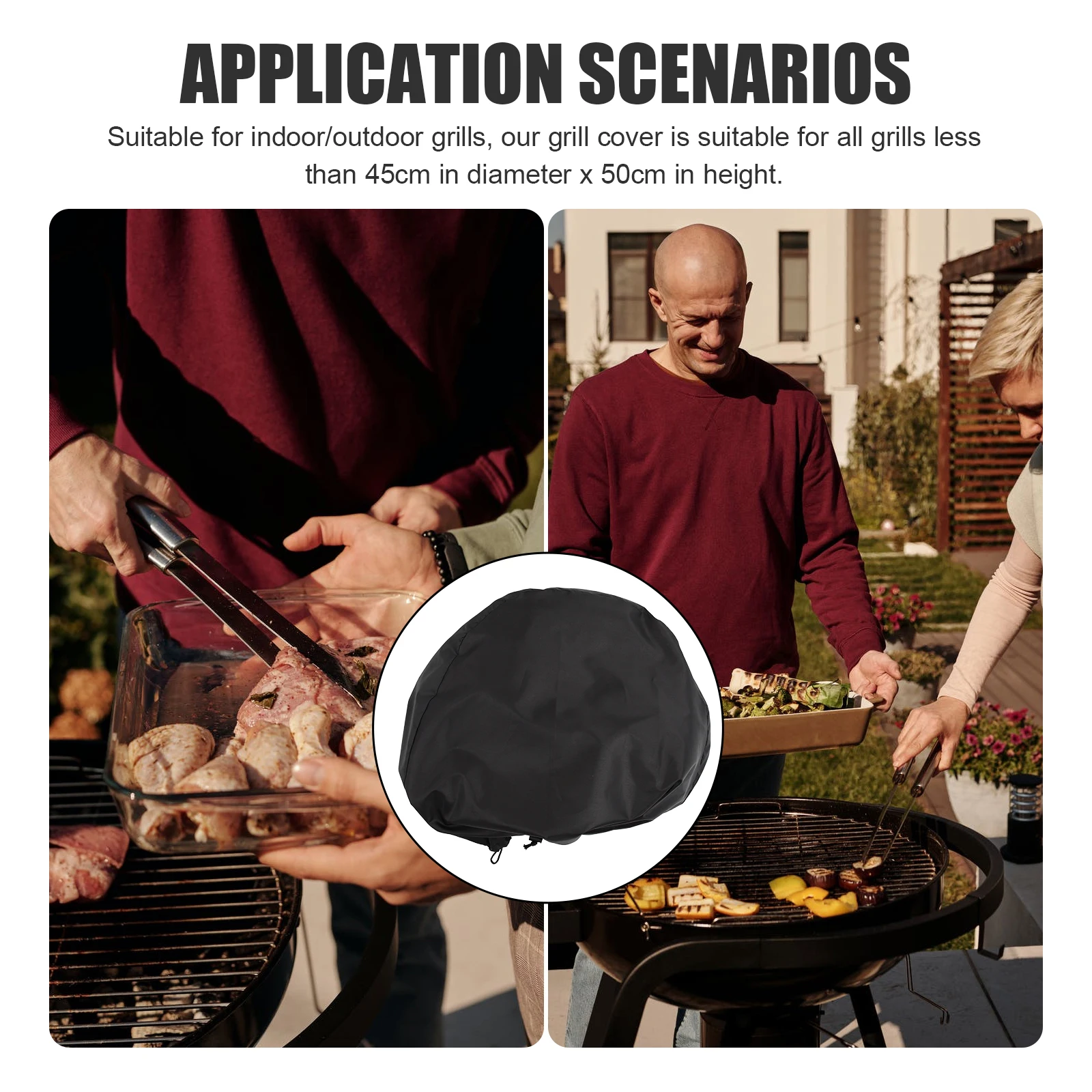 

Barbecue Oven Grill Waterproof Dustproof Large Size Portable Protection BBQ Outdoor Bbq Cover Furniture