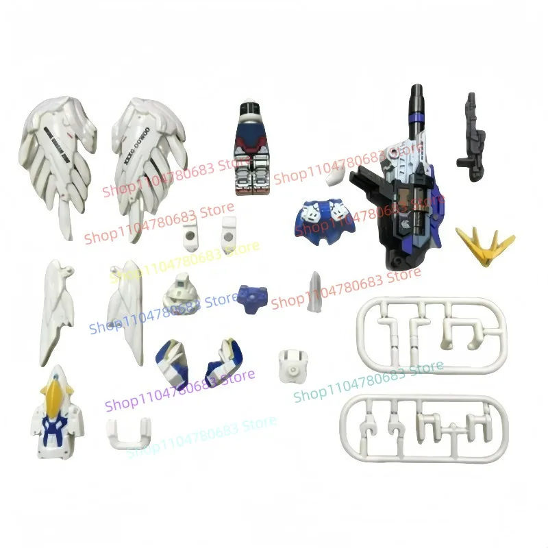 MOC Building Block Mecha Warrior Miniature Figure Assembly Accessories Anime Cartoon Trendy Toy Display Collectible Toy Gift