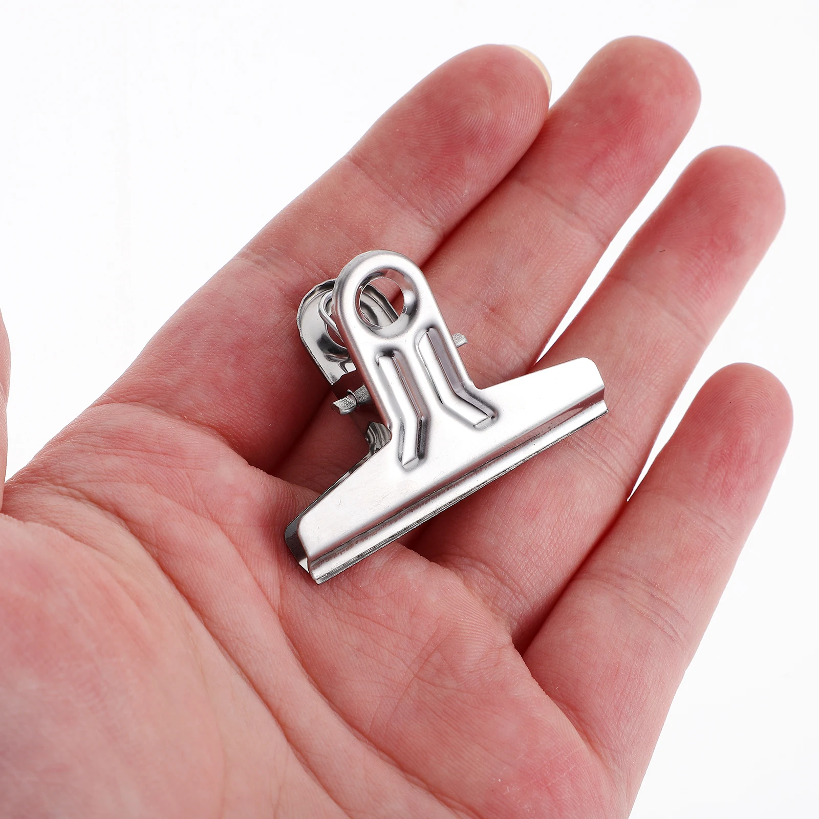 

25Pcs Stainless Steel Money Clip Binder Clip Paper Holder Practical Clip for Bill Check Storage