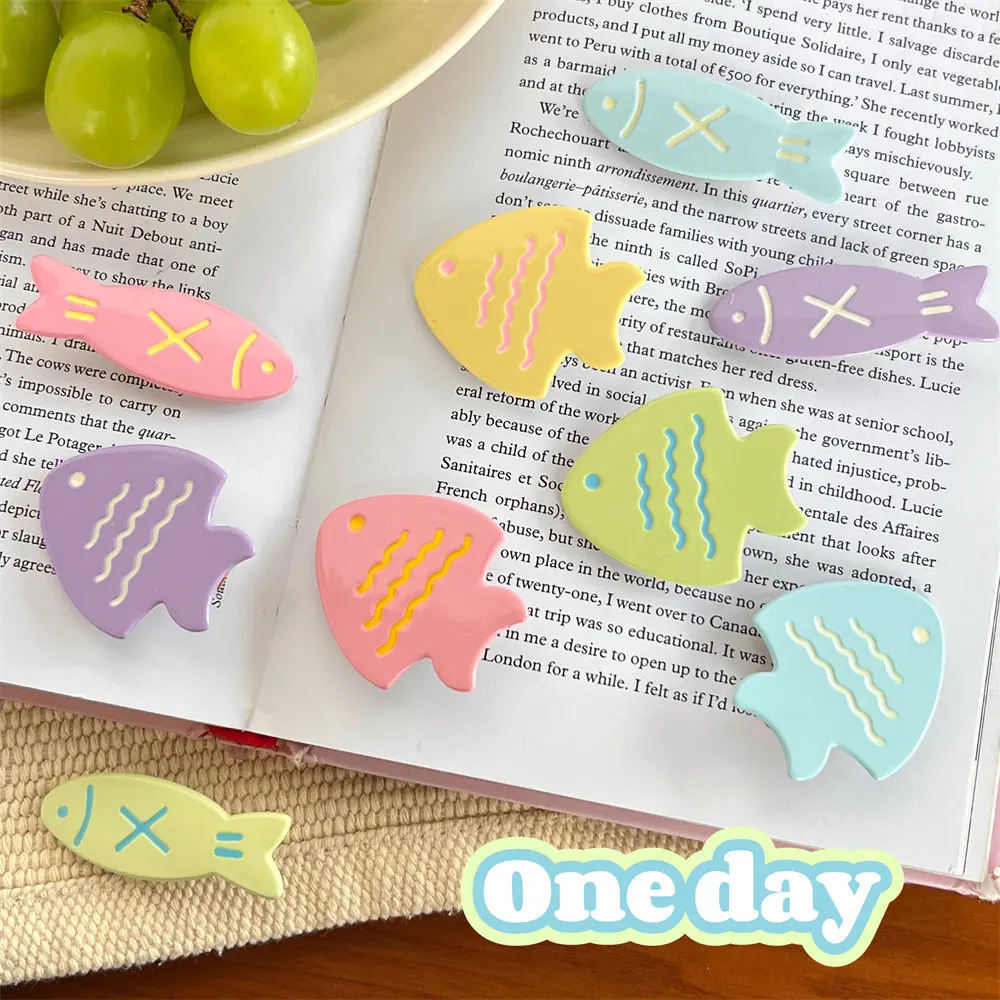 2Pcs/Lot Cute Women Hair Accessories Candy Color Little Fish Hair Clip Children Hairpins Side Duckbill Barrettes Girls Headdress