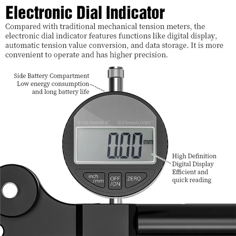 ABUE-Lebycle CNC Bicycle Spoke Tension Meter, Bike Wheel Spokes Tester High Precision For MTB And Road Bikes A