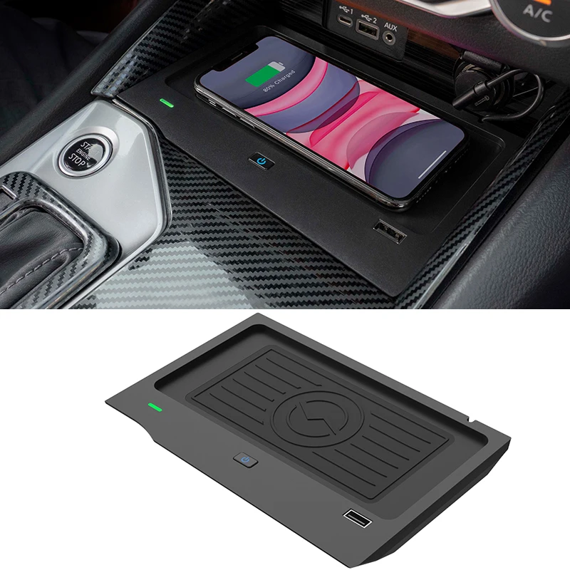 Car wireless charger mobile phone charger charging pad panel trim for Nissan Teana J33 Altima L33 2019 2020 2021 accessories