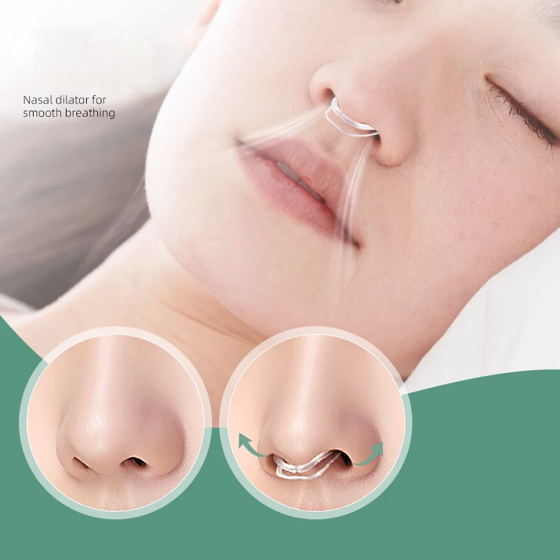 4pc 1/ s Anti Snore Nose Clip Device Stop Snoring Sleeping Aid Equipment Anti-snoring Breathe Aid Nasal Dilators for Better