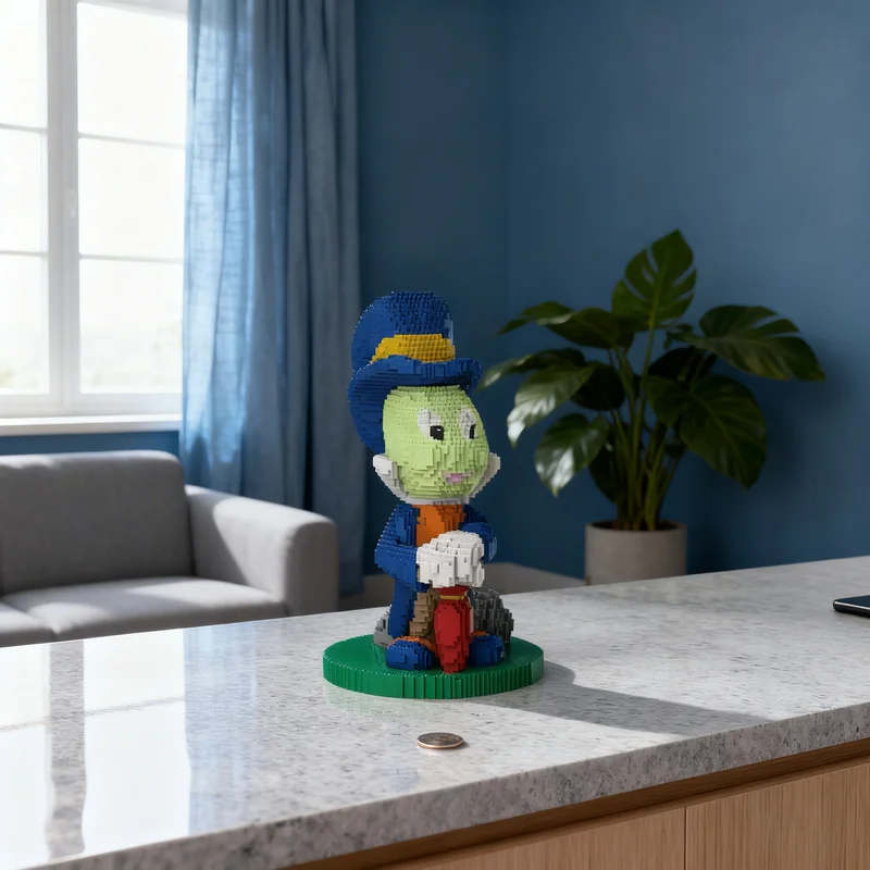 

12199pcs MOC The Travelling Cricket Disneieny Model Building Blocks Creative Display Gift Collectible Decor Kids Premium Adult