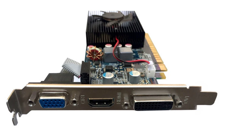 New GT730 half-height knife card desktop 10/12 generation 2G independent graphics card DDR3 small chassis